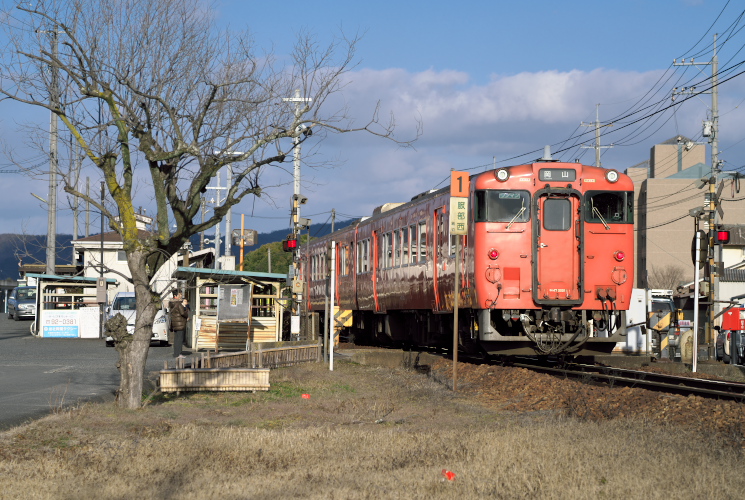 吉備線（服部駅）