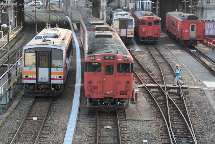 岡山気動車区（岡山市北区）