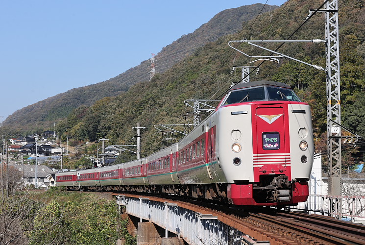 ３８１系「やくも」備中川面～木野山