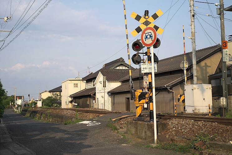 野殿川西踏切（大安寺～備前一宮）吉備線