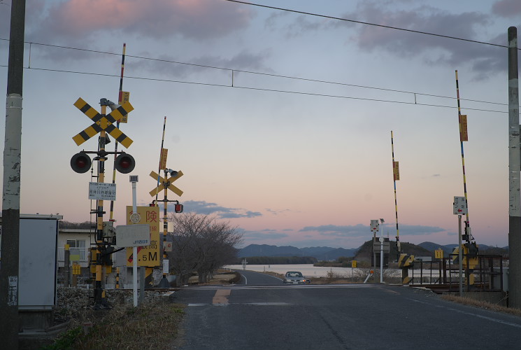 吉井川西堤踏切