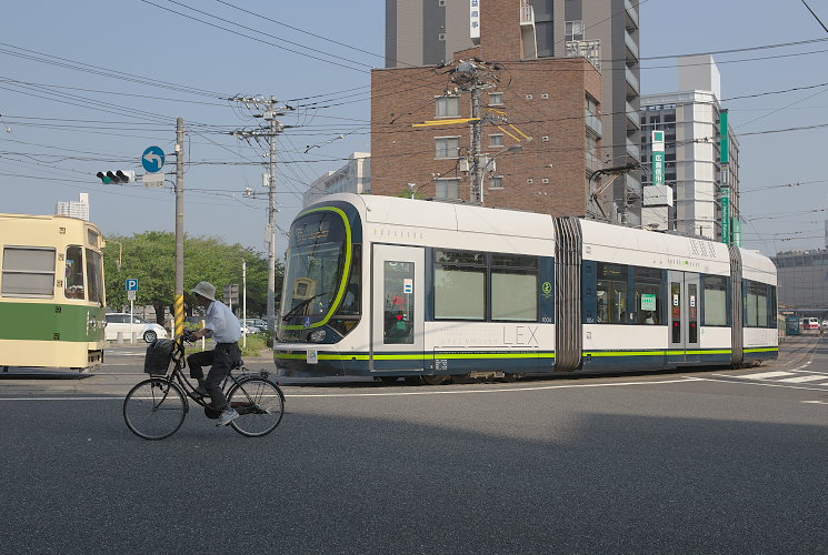 広島電鉄１００４（的場町～猿猴橋町）