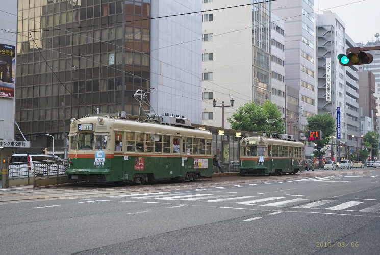 広島電鉄１９００形（市役所前）