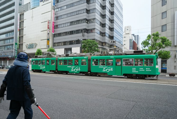 広島電鉄３００３号（立町～八丁堀）