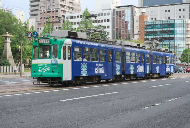 広島電鉄３００３号（中電前～袋町）