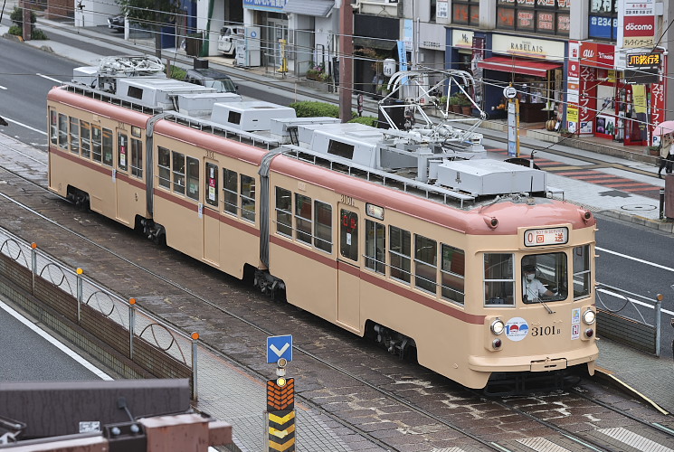 広島電鉄３１０１号（福島町～西観音町）