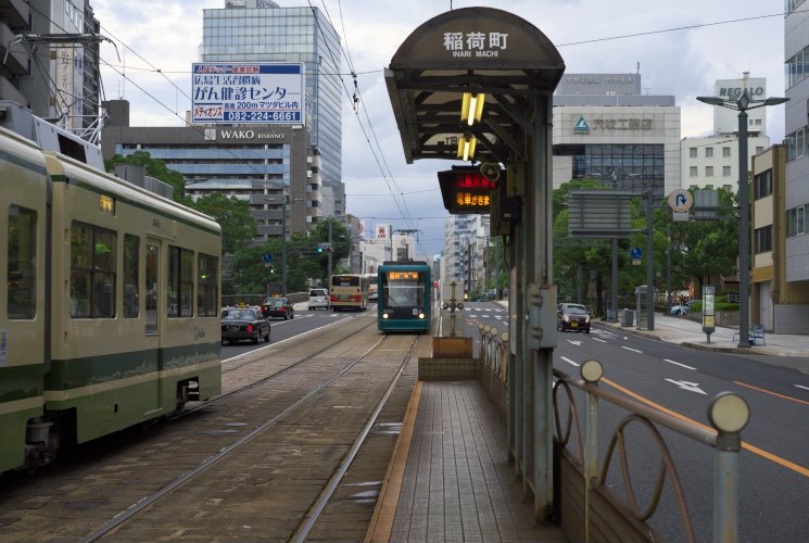 ３８０１号（稲荷町電停）