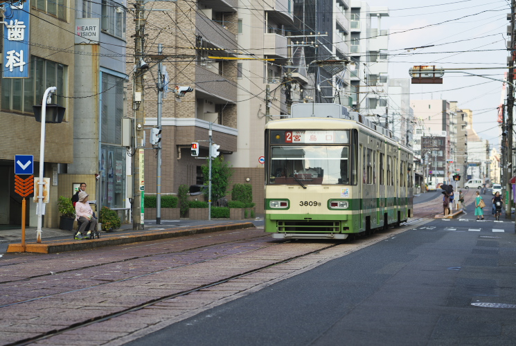 広島電鉄３８００形（３８０９号）天満町