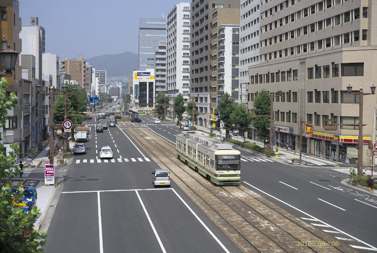 広島電鉄３９０４（十日市町～本川町）