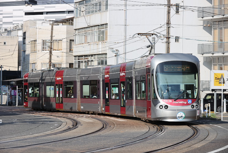 広島電鉄５１０１（猿猴橋町～的場町）