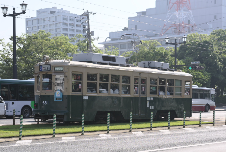 広島電鉄６５０形（６５１号）原爆ドーム前～紙屋町西