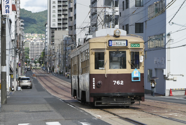 広島電鉄７５０形（７６２号）小網町