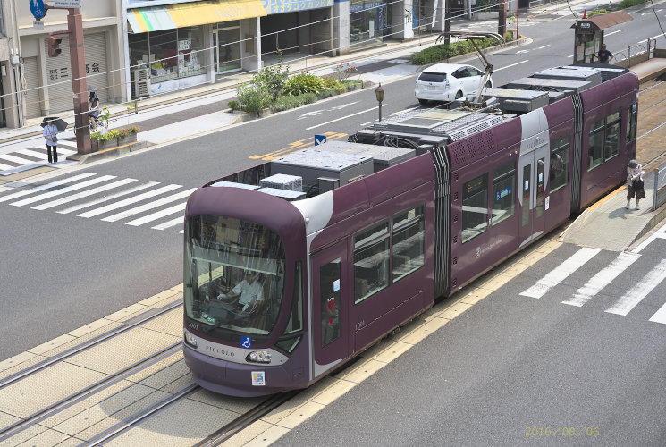 広島電鉄１００１号（本川町）