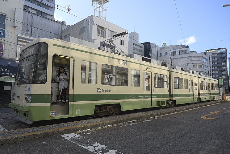 広島電鉄３８０１号（広島駅～猿猴橋町）