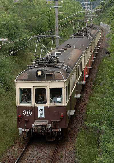 琴電３１５号（挿頭丘）