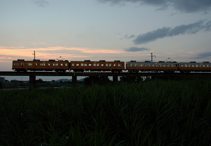 琴電土器川橋梁（榎内 ～ 羽間）