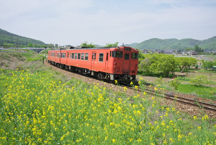 津山線にて