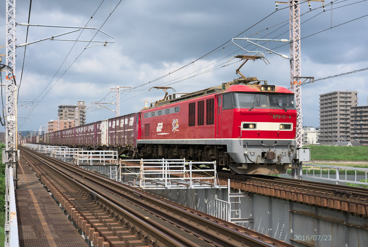 ＥＦ５１０－４（２０８０列車）岡山～西川原