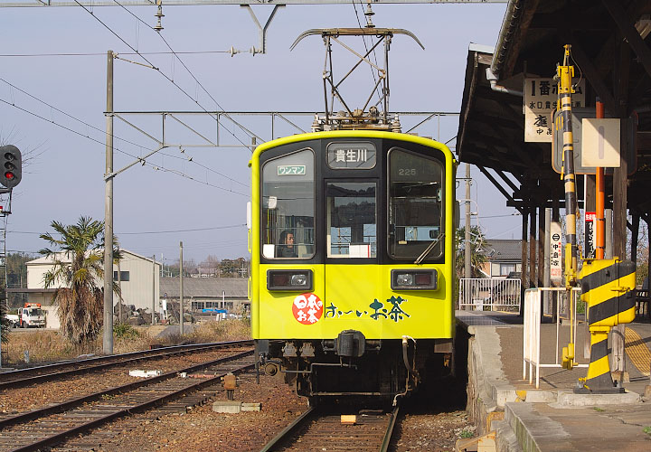 日野駅構内（近江鉄道）