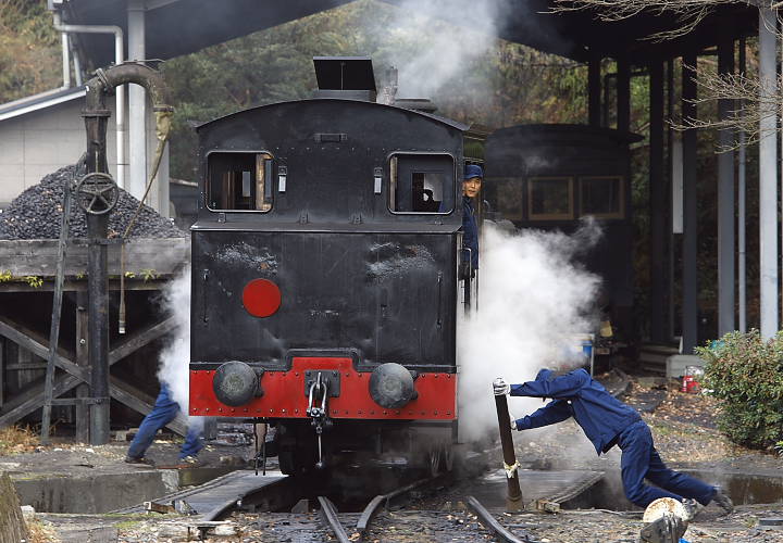 富士身延鉄道３号（博物館明治村）