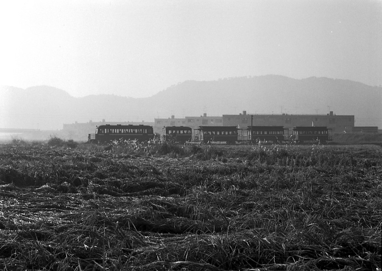 西大寺鉄道（百間川河川敷）原尾島～藤原