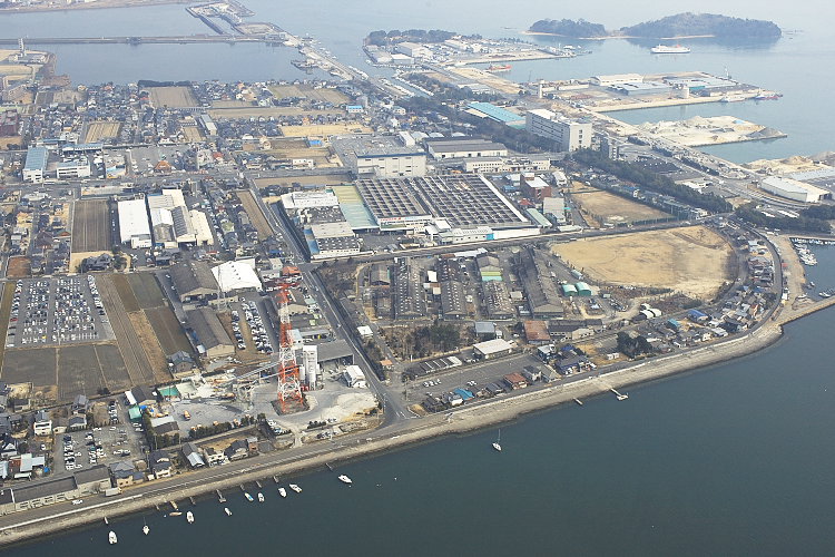 三蟠鉄道跡地（三蟠駅跡付近）