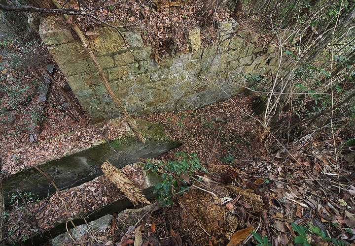 中国稲荷山鋼索鉄道遺構