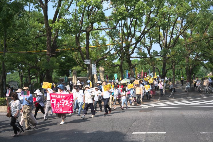 共謀罪反対街宣（岡山市北区）